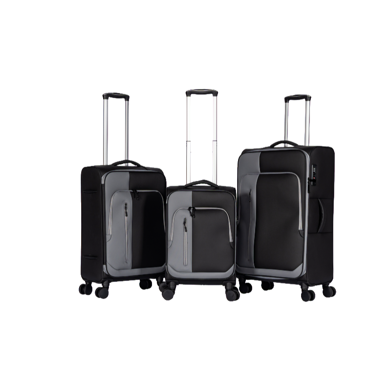 Large Fabric Luggage 3-Piece Fabric Luggage Set Soft Lightweight Carry-On Suitcase Travel Large  Capacity Trolley Luggage|