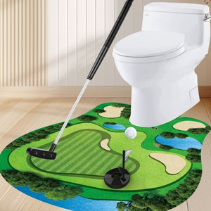 ชุดของเล่นมินิกอล์ฟสำหรับเล่นในบ้าน เกมกอล์ฟในห้องน้ำ ของขวัญสนุกๆ ของขวัญช้างขาว ของขวัญกอล์ฟในห้องน้ำสำหรับผู้ชาย - Product Image 5