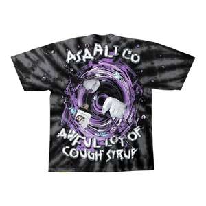 Venta al por mayor Casual personalizado jarabe para la tos 100% algodón gráfico ácido lavado camiseta eso es un montón horrible de jarabe para la tos camiseta hombres - Product Image 1