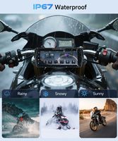 Écran CarPlay sans fil pour moto, écran tactile HD IPS de 6,86 pouces, étanche IP67, compatible avec Android Auto, universel