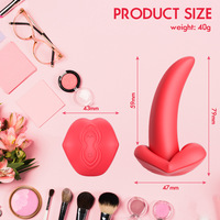 Neuestes Design 10-Gang Sucker Zungen förmige Klitoris Stimulierende Masturbation Massage gerät Lecken Oral Unterwäsche Höschen Vibratoren