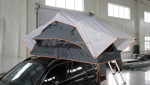 Tente de toit de voiture pliable Remaco Overland <span class=keywords><strong>Camping</strong></span> Canopy Mini, tente de toit automatique bon marché pour 2 personnes, coque souple en aluminium, tente de toit RTT - Product Image 2
