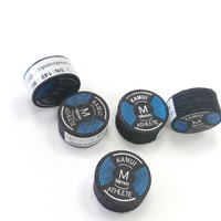 Original Japon 14mm Noir Kamui Tips ATHLETE Pool Tips pour Billard Play Cue Tips in M 8 couches Billard Stick Accessoires