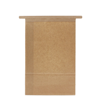 Sac en papier kraft FSC, sachet pour pain, sandwich et boulangerie, avec fenêtre