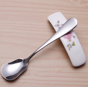 Cuillère à glace élégante personnalisée de 13,5 x 3 cm, 20 grammes, cuillère à dessert - Product Image 2