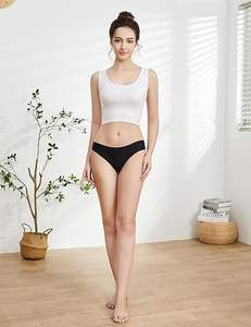 ผ้าฝ้าย 100% ผ้าฝ้าย 100% ใส่สบายกางเกงในสตรียืดหยุ่นสูง bragas ชุดชั้นในชุดชั้นในเอวต่ําผู้หญิง - Product Image 6