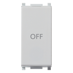 Push <b>Button</b> Switch 1P <b>NO</b>+NC 10A OFF Symbol Silver 4.1x2.8x5.3cm - Product Image 1