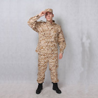 Uniforme tactique unisexe ACU en tissu sergé imperméable à imprimé numérique camouflage désertique