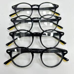 Montures de lunettes en acétate pour filles rondes à la mode rétro Montures de lunettes optiques <span class=keywords><strong>Correction</strong></span> de la vision Vente en gros mixte - Product Image 5