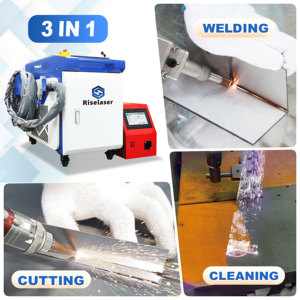 เครื่องเลเซอร์ไฟเบอร์อเนกประสงค์ 4 in 1 รุ่น Riselaser / เครื่องทำความสะอาดและตัดแบบพกพา เครื่องเชื่อมเลเซอร์แบบพกพา - Product Image 3