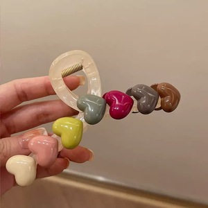 Hot Sale Large Plastic Hair Claws <strong>Clips</strong> for Women Girls Heart Rainbow <strong>Shark</strong> <strong>Clip</strong>