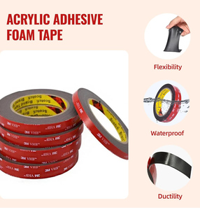 Cinta Adhesiva de Doble Cara Personalizada de 1.1 mm x 3 m, 5952, Cinta Adhesiva de Doble Cara 3M VHB 5952 <span class=keywords><strong>para</strong></span> Automoción, Cinta Adhesiva de Doble Cara de Alta Resistencia - Product Image 4
