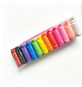ดินปั้นพลาสติก 12 สี แห้งเร็ว ปลอดสารพิษ สำหรับงานศิลปะ DIY งานฝีมือ ดินน้ำมันนุ่มๆ สไลม์ปั้นได้ เหมาะสำหรับเด็กทุกเพศ - Product Image 3