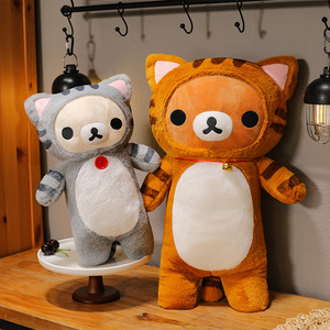 Vente chaude Qualité Ours Facile Poupée En Peluche Ours Facile Pyjama Poupée <span class=keywords><strong>Lala</strong></span> Ours Sommeil Apaisant Poupée Cadeau En Peluche Long Oreiller pour Dormir - Product Image 4
