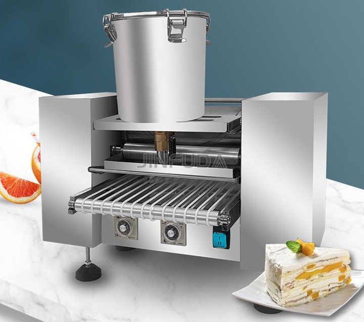 Commercial Automatic Durian Thousand Layer Cake Wrapper Machine Egg ...