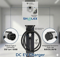 Nuevo Cargador Inteligente para Vehículos Eléctricos de 7KW CC, Estándar OCPP 1.6/2.0, Estación de Carga Rápida de Pared, Certificación CE, 96% de Eficiencia