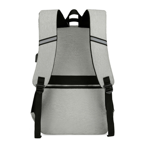 Sac à dos isotherme USB de grande capacité pour hommes, fermeture éclair en polyester imperméable, style à la mode pour le camping et la randonnée, vente en gros d'usine - Product Image 4