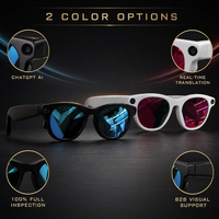 Nouvelles Lunettes Intelligentes IA 2026 avec Caméra 8MP, Étui de Recharge, WiFi6, Appel, Traduction IA et Commande Vocale