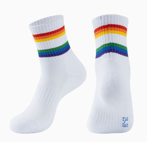 Chaussettes de badminton, de tennis de table et de tennis pour hommes, femmes et jeunes, en coton épais, absorbant la transpiration, résistantes aux odeurs, professionnelles et athlétiques - Product Image 1