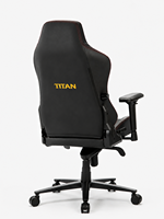 Chaise de bureau gaming ergonomique haut de gamme en cuir PU moderne avec accoudoirs 3D réglables, fonction inclinable et hauteur réglable à 4 niveaux (vérin à gaz)