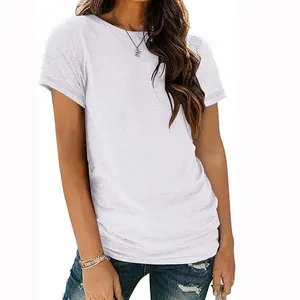 T-shirt da donna Super comode da 2024 per il Fitness attivo t-shirt in Nylon da corsa traspirante a manica corta da donna