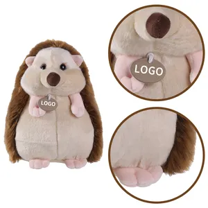 Wholesale Soft Plush Stuffed Hedgehog Toy With Logo Custom High Quality Cute Mini Plush Hedgehog Toy