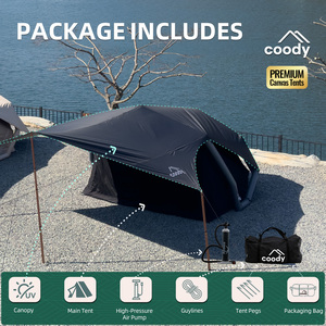 Coody Havena Air <strong>Tent</strong>-Black Camping Large Party Luxury Camping Unique Outdoor <strong>Tent</strong> Portable Family Air <strong>Tent</strong> - Product Image 4