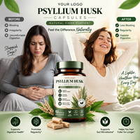 Capsules de Psyllium à Marque Blanche : Fibres Solubles Naturelles pour la Santé Intestinale – Usine OEM/ODM