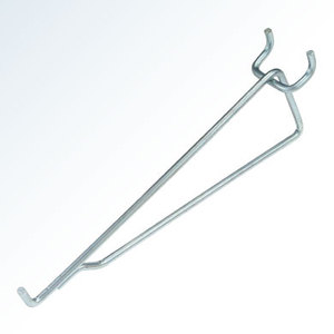Anti Rust Single Metal Pegboard <b>Hook</b> Slatwall Goods Hanging Hardware For Retail Supermarket <b>Wall</b> - Product Image 1