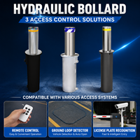 Système de contrôle d'accès par borne hydraulique escamotable pour parking, barrière de sécurité pour véhicules, borne automatique pour parking