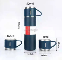 Coffret Cadeau Personnalisé en Acier Inoxydable 304 de Haute Qualité avec Logo, Tasse Isotherme et Deux Couvercles