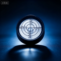 Niveau à bulle rond en gros, mini-règle de niveau à eau, capteur de niveau à bulle métallique, niveau à bulle rond de type Bullseye