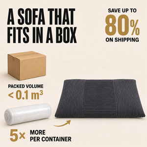 Premium Cord-Sitzsack-Sessel Groß 2-in-1 Faltbare Bodencouch Vakuumkomprimiert Voll-Schaumstoff-Sitzgelegenheit zum Lesen, Spielen, fürs Schlafzimmer - Product Image 2
