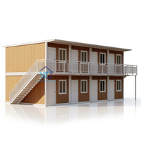 Casa Modular de Tres Dormitorios en Contenedor, Diseño Profesional de Lujo, Estructura Ensamblable para Casa de Vacaciones Familiar