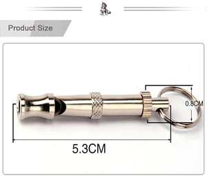 Silbato Ultrasónico de Metal para Perros, Silencioso, para Entrenamiento y Control de Ladridos, de Qbellpet - Product Image 2