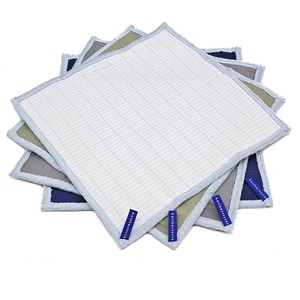 Serviettes de Visage en Coton Écologiques à Séchage Rapide Earthing, 95% Coton Doux, Motif Uni Tricoté, 35x35cm, Multi-usages pour la Maison - Product Image 6