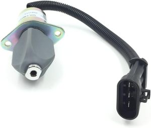 Válvula Solenoide de Corte de Combustible Compatible con Minicargadoras Bobcat 751 753 763 773 643 743, Kit de Solenoide de Parada/Apagado 6681513 - Product Image 1