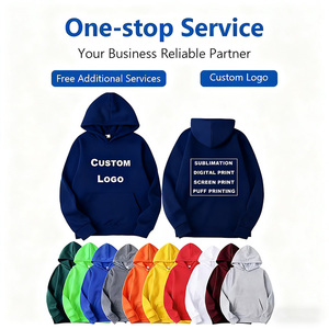Chất Lượng Cao Trống Thiết Kế Logo Tùy Chỉnh Áo Nhà Sản Xuất Hoodies Áo Nỉ Đầy Đủ Mặt Zip Dtg Thêu In Rhinestone - Product Image 3