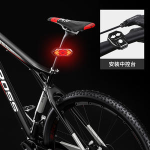 Luz trasera Led para bicicleta Antuke, resistente al agua Ip65, 4 modos, alimentada por batería, plástico negro, para ciclismo nocturno en bicicleta de montaña - Product Image 2