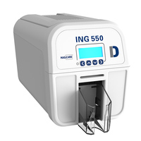 Impresora de Tarjetas de Identificación de Plástico de Doble Cara de Alto Rendimiento Magicard ING550, Impresora de Tarjetas NFC, Máquina de Impresión de Tarjetas de PVC