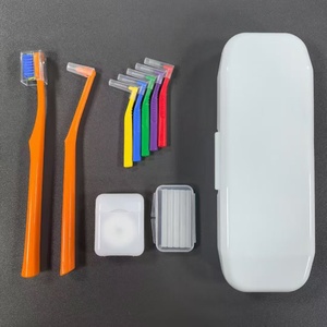 2024 nouveauté orthodontie Portable 9 pièces Kits dentaires usage domestique brosse à <span class=keywords><strong>dents</strong></span> orthodontique avec <span class=keywords><strong>gomme</strong></span> à taches dentaires - Product Image 2