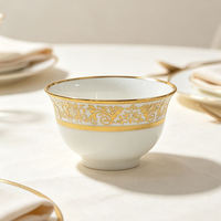 Bol en céramique blanc élégant en forme de pétale, bord doré électroplaqué, motif baroque en relief, pour cadeau de mariage, vaisselle de table