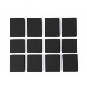 BLACK 35x55mm Self Adhesive Nonwoven Felt Furniture <b>Feet</b> Protection Pads - Product Image 2