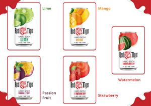 Strawberry Flavored Hard Soda 7% Alcohol 330ml Can Carbonated Alcoholic Beverage OEM ODM Vietnam Factory - Product Image 6
