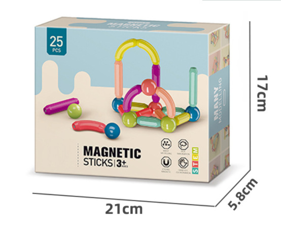 Детский развивающий Магнитный строительный конструктор, игрушки 36 шт., сборные магнитные блоки для самостоятельного строительства