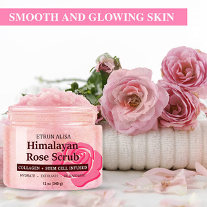 ครีมขัดผิวระบบเกลือหิมาลัยดอกกุหลาบธรรมชาติ,ขัดผิวให้ความชุ่มชื้นและขัดผิวอย่างล้ำลึก - Product Image 5