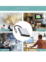 Convertidor de Tipo C a Doble HDMI 4K 60HZ, HDMI 2.0, Estación de Acoplamiento 2 en 1 Tipo C para PC, Laptop, Macbook, Accesorios