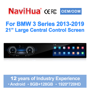 Navihua Nouveauté 21'' Double écran complet pour BMW Série 3 F30 NBT 2013-2019 Autoradio Android Multimédia Carplay DSP GPS Player - Product Image 2