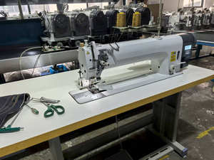 革用ダブルニードルジーンズミディアムヘビーデューティービッグフックロングアームプラー直動式糸切りロックステッチミシン - Product Image 4