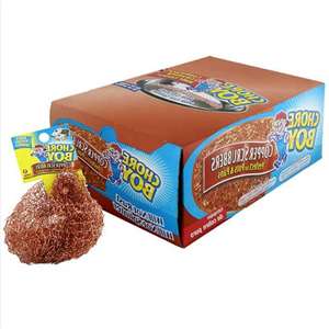 Tampons à récurer en cuivre Pop Chore Boy en gros, avec une forte absorption d'eau et une résistance aux UV, prêts à être expédiés aux États-Unis - Product Image 1
